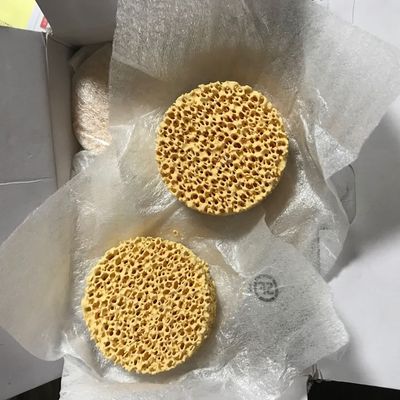 녹은 금속 필터레이션 용액을 위한 실리콘 카비드 포러스 세라믹 폼 필터